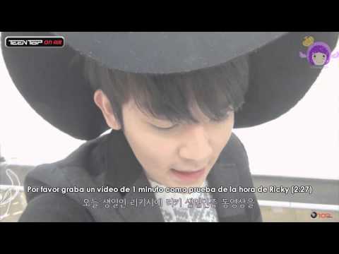[SUB ESP] 150227 TEEN TOP On Air -  ¡Feliz Cumpleaños Ricky!