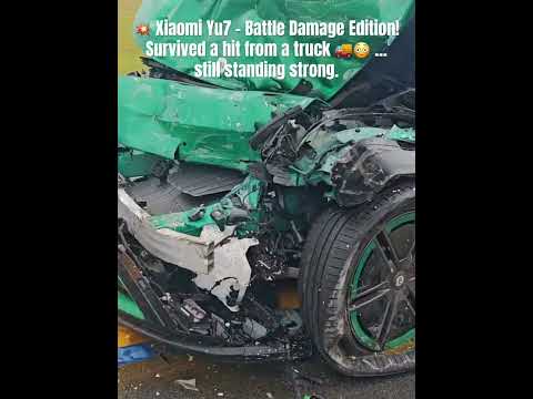 Thumbnail for #xiaomi #yu7 #su7 #china #EV #accident  #CarLovers #carspotting  #carenthusiast #crashtest #crash