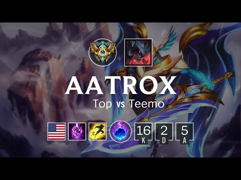 Aatrox Top vs Teemo - NA Challenger Patch 8.19