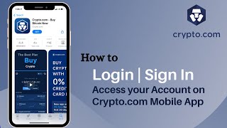 How to Login Crypto.com | Sign In Crypto App