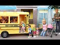 Barbie Ken Family Toddler School Morning Routine