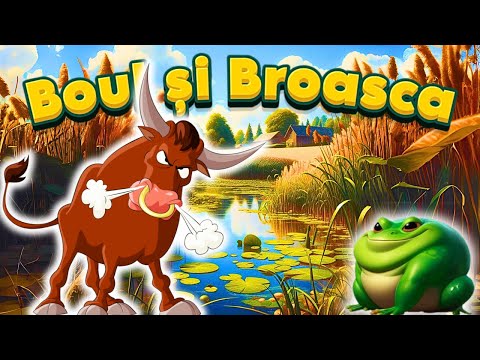 🐂 Boul și Broasca 🐸 ( cu animații ) 📖 Povești pentru copii in limba română