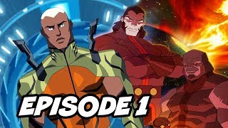 Young Justice Season 3 Episode 1 Justice League Opening Scene Explained