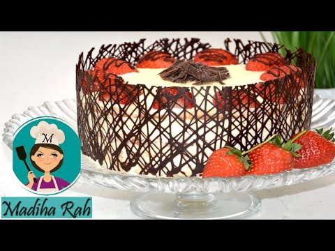 Fresh Cream Fruit Cake ❤️ Chocolate Cage Cake | Fresh fruit cake recipe
