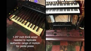 Video thumbnail for StudioLogic MP-117 Pedals with Nord C2D Organ by Cedric Jackson, Jr.