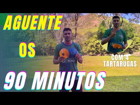 Treino Físico - 4 tartarugas que farão você “voar” os 90 minutos.