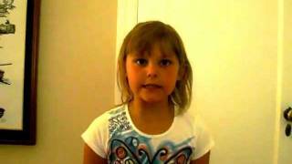 7 Year old Courtney sings Rodney Atkins I&#39;ve been Watching You