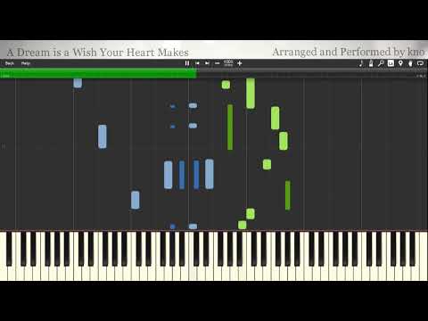 A Dream is a Wish your Heart Makes (Cinderella Soundtrack) - Ilene Woods piano tutorial