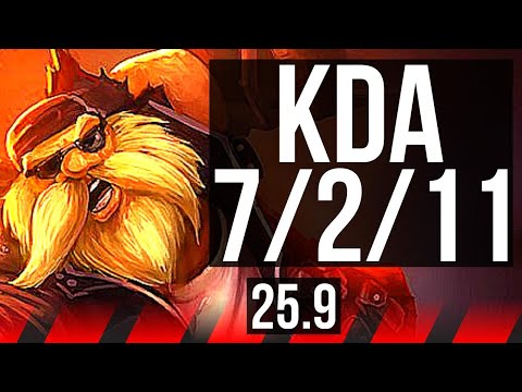 GRAGAS vs NASUS (TOP) | KR Master | 25.9