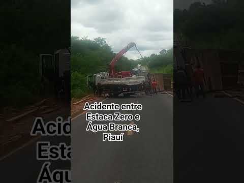 Acidente entre Estaca Zero e Água Branca, Piauí.