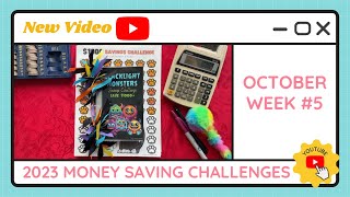 Budgeting Money Savings Challenges - October Week #5 - TracEy Monster Savings on Etsy & Payhip