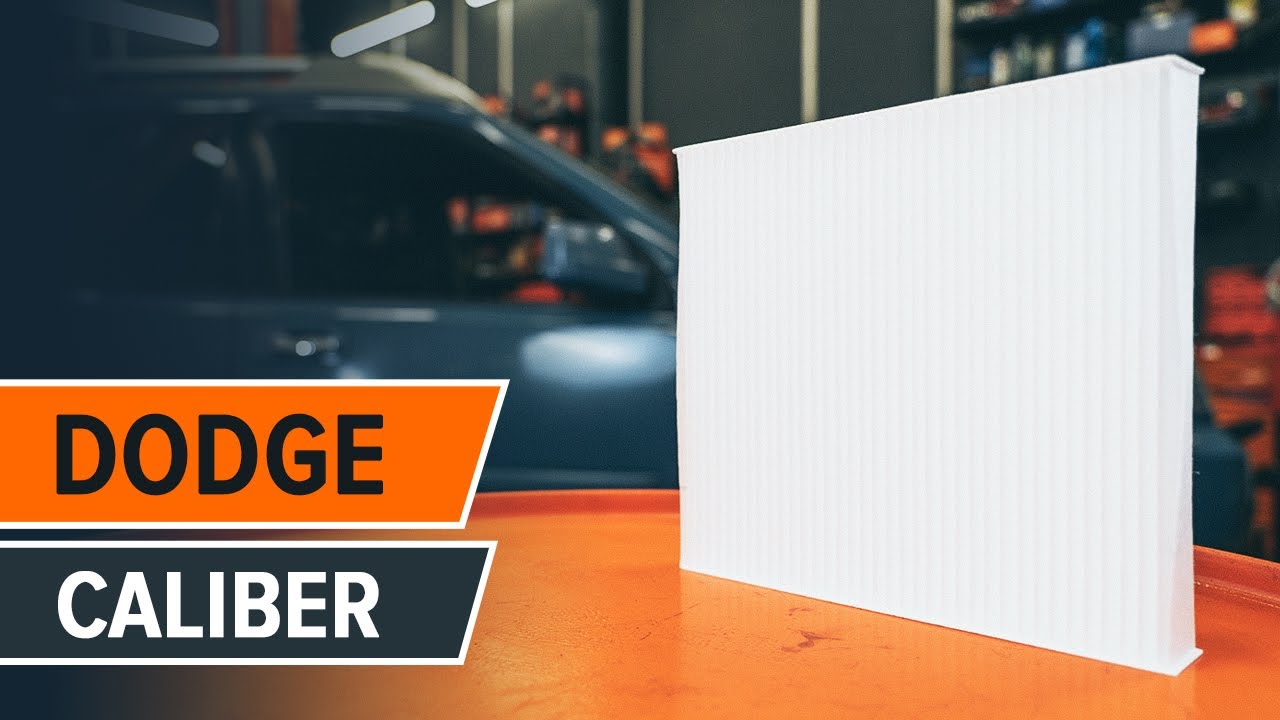 Kaip pakeisti Dodge Caliber SRT4 salono filtro - keitimo instrukcija