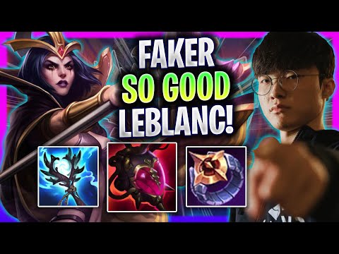 FAKER IS SO GOOD WITH LEBLANC! - T1 Faker Plays Leblanc Mid vs Hwei! | Season 2024