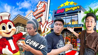 JOLLIBEE vs BG BURGER (saan ang mas masarap?)