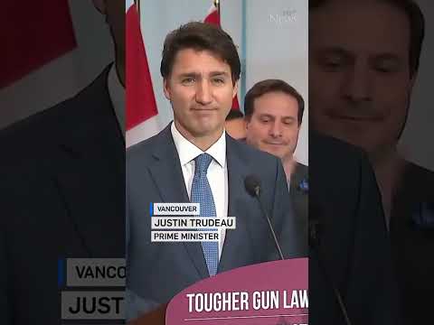 Trudeau | "It is no longer legal to buy, sell or transfer a handgun in Canada" #shorts