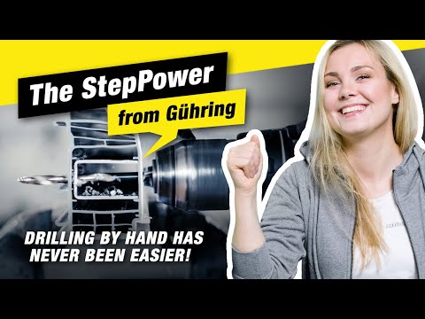 The StepPower from Gühring – drilling by hand has never been easier!