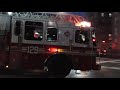 FDNY Engine 273 Spare Ladder 129 Responding To A Smoke In A Apartment