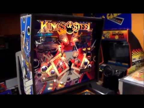 Bally's 1984 Kings Of Steel Pinball Machine - Gameplay, Cabinet & Artwork Design
