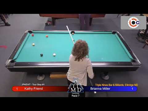 Kathy Friend vs Briana Miller: JPNEWT 2022 - Tour Stop #1