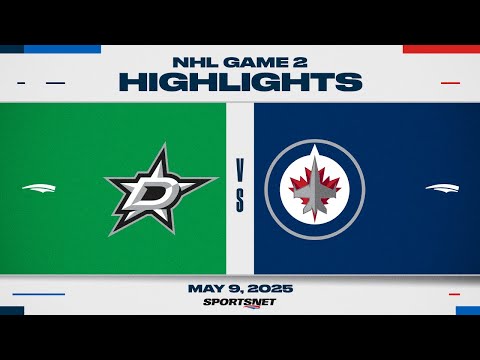 NHL Game 2 Highlights | Stars vs. Jets - May 9, 2025