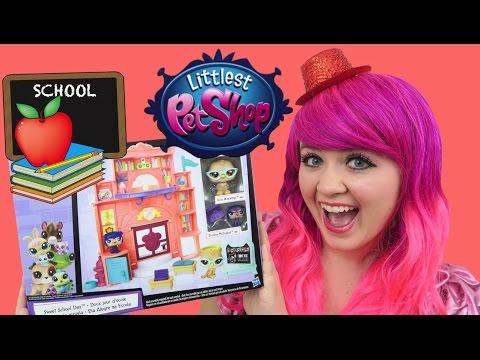 Littlest Pet Shop Sweet School Day LPS Play Set | TOY REVIEW | KiMMi THE CLOWN Video