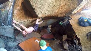 Video thumbnail of King of Limbs, 8b. Rocklands