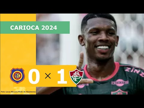 MADUREIRA 0 X 1 FLUMINENSE - CAMPEONATO CARIOCA 2024; VEJA OS GOLS!