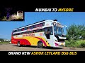 Mumbai To Mysore Full Bus Journey By Sri Ganesh Travels Brand New Ashok Leyland BS6 Bus
