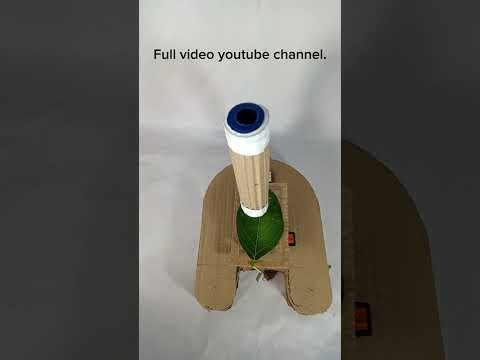 How to make Microscope with cardboard | Science project 2025