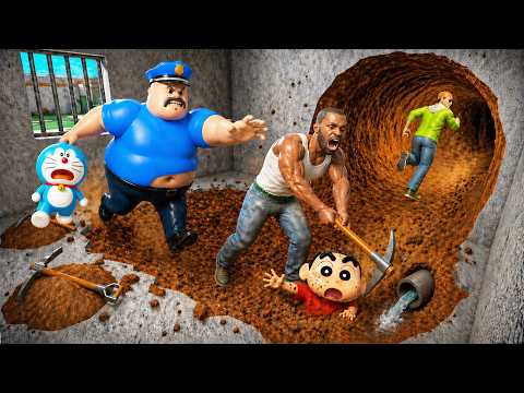 🤩Franklin Escape From Barry's Prison 😡 Indian Theft Auto💥🤡Indian Bike Driving 3D