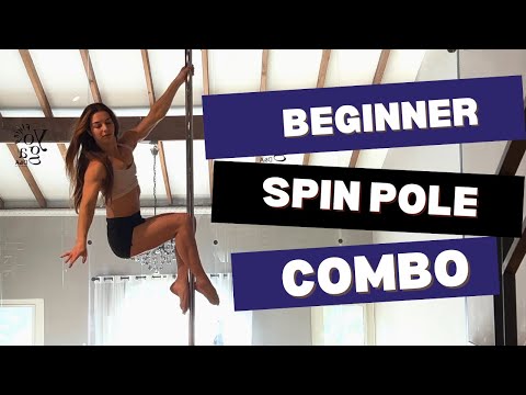 Beginner Spin Pole Combo | Simple & Flowy Routine