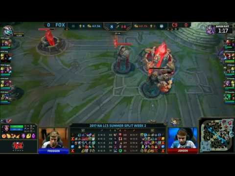 [EPIC] FOX (Looper Jayce) VS C9 (Impact Gragas) Game 1 Highlights - 2017 NA LCS Summer W2D3