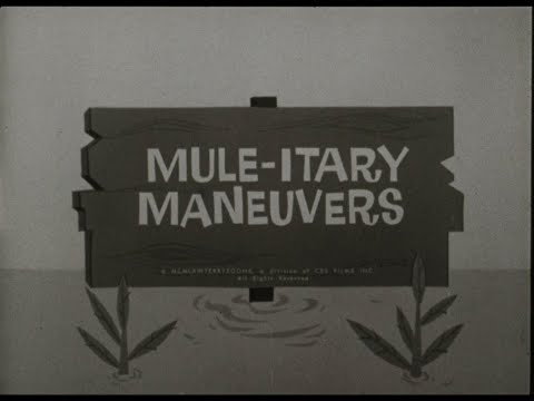 Deputy Dawg Mule-Itary Maneuvers (16mm/B/W)
