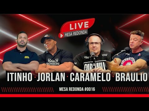 ITINHO, JORLAN, CARAMELO E BRAULIO PINDUCA - MESA REDONDA IRONBERG # 0016