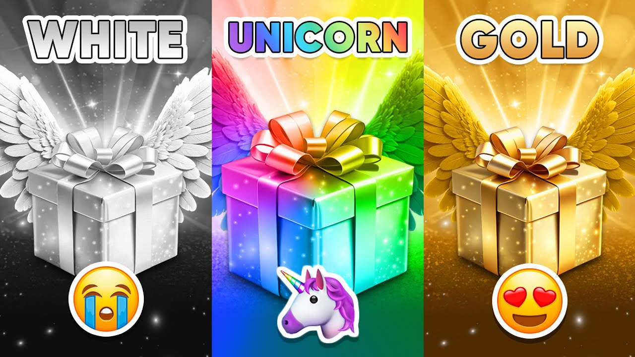 White, Unicorn or Gold 🤍🦄🌟 Choose Your Gift...! How Lucky Are You? 😱 Quiz Shiba