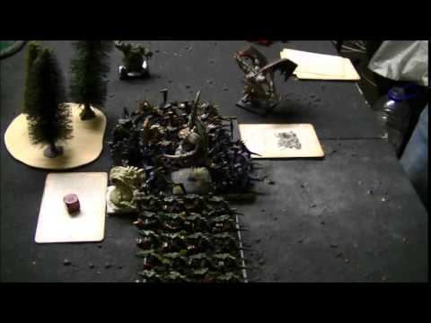 Daemons vs Lizardmen Warhammer Fantasy Battle Report 8th ed