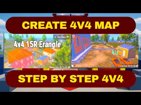 PUBG 4v4 Round Map Create Tutorial | Step by Step Guide  Wow Map Kesy Bannaye