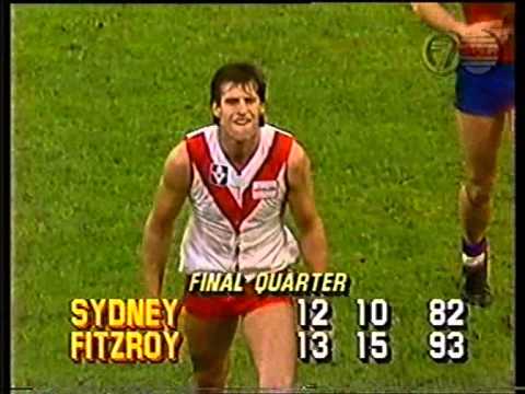 Sydney v Fitzroy VFL 1st Semi Final classic 1986