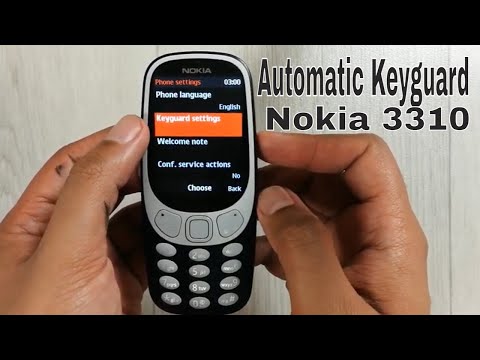 How to Set Up Automatic Keyguard in Nokia 3310