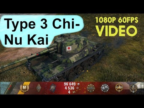 World of Tanks Type 3 Chi-Nu Kai - 7 Kills 2K Damage