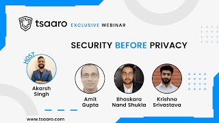 Webinar: Security before Privacy