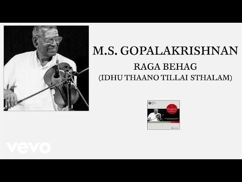 M.S. Gopalakrishnan - Raga Behag (Idhu Thaano Tillai Sthalam (Pseudo Video))