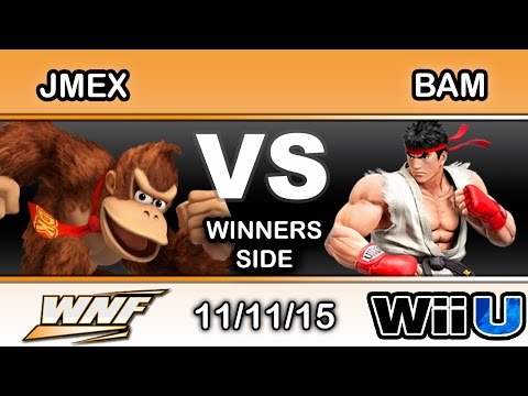 WNF S4E4 – 2GG | Jmex (Donkey Kong) Vs. DP | BAM (Ryu) Winners Side - Smash Wii U