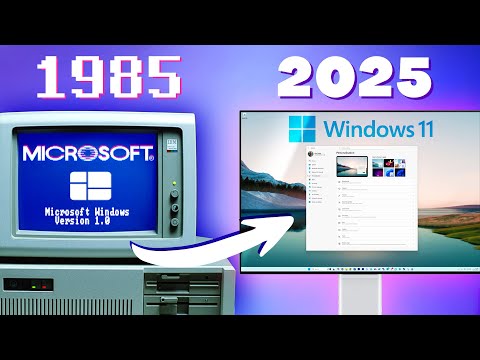 40 Years of Windows Design: From 1985 to 2025!