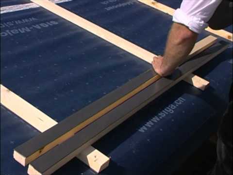 SIGA nail sealing tape - Applying