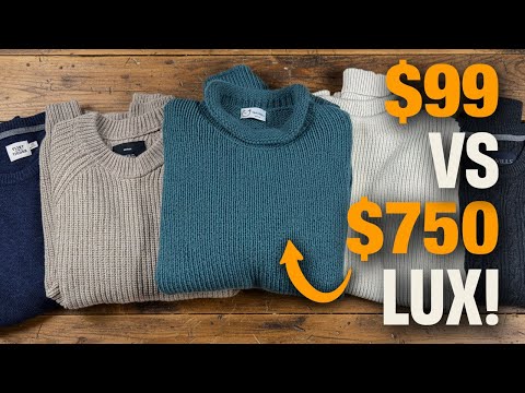 The BEST Sweaters for Men | Wool vs Cotton vs Cashmere