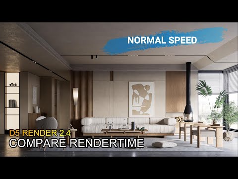 Awesome D5 Render 2.4 Pro . Compare Rendertime !!!