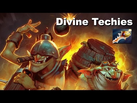 Techies ( ͡° ͜ʖ ͡°) Rapier MegaCreeps Comeback Dota 2