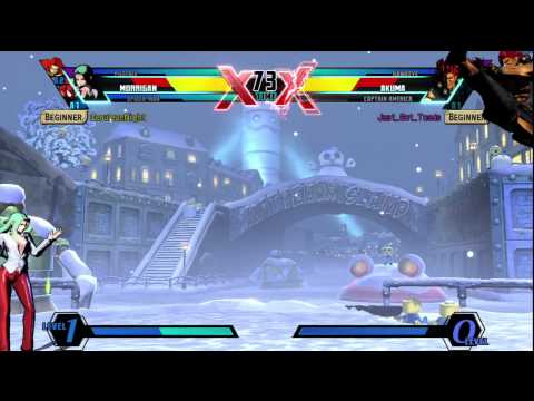 Ultimate Marvel vs Capcom 3 (PS3) -- Non-Ranked Matches 100 - Not...very exciting...