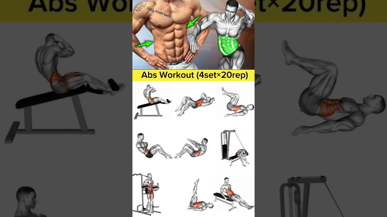 Perfect Sixpack Exercises for Gaining Muscle Fast - Home Workouts #SixPackAbs #abs  #CoreExercises